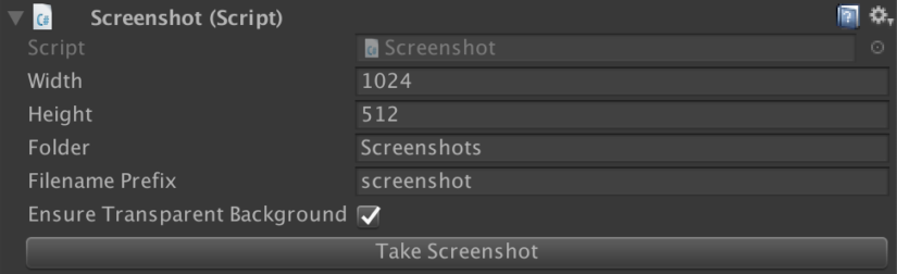 In-Editor Screenshot Script for Unity - Christian Kauppert